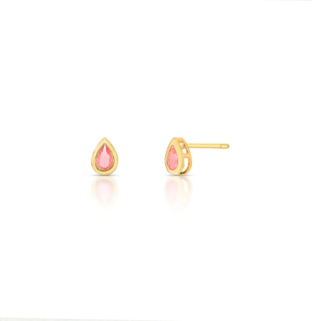 Brinco Cristal Rosa