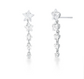 Brinco Estrelas de Cristal