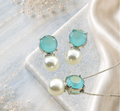Conjunto Realeza Verde Marinho bolinha