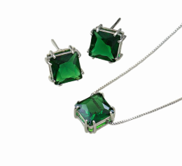 Conjunto Esmeralda quadrado