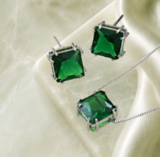 Conjunto Esmeralda quadrado