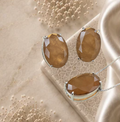 Conjunto Mocha Mousse Fusion oval