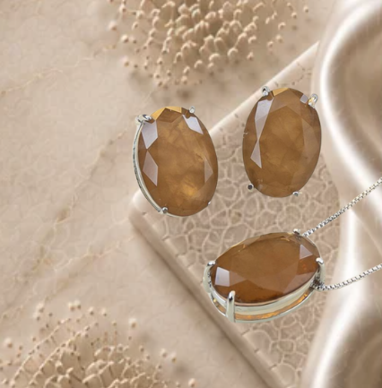 Conjunto Mocha Mousse Fusion oval
