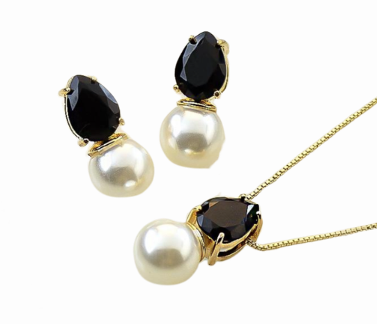 Conjunto Realeza Ônix gota