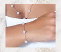 Pulseira Perólas rústica bolinha