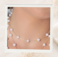 Choker com Pérolas Rústica bolinha