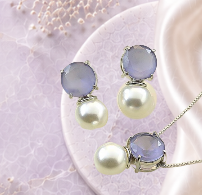 Conjunto Realeza Tanzanita Fusion bolinha